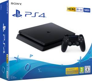 Sony Computer Ent. PS4 Console 500GB F Chassis Slim Black